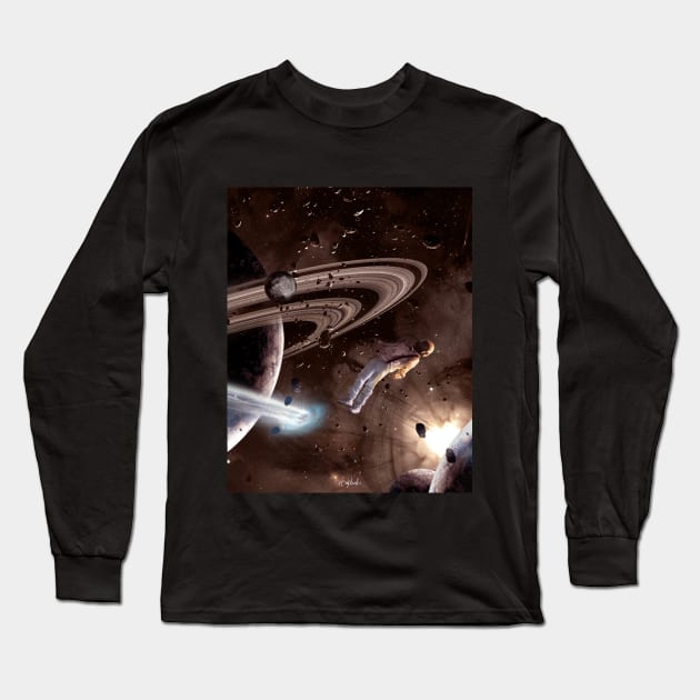 Lost in Space Long Sleeve T-Shirt by ArijitWorks